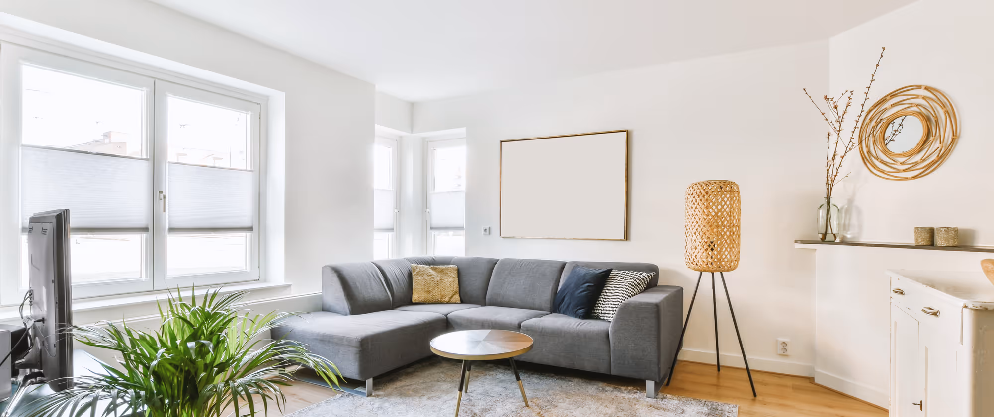 panoramic view living space